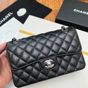 CHANEL Classic Flap CF Shoulder Crossbody Bag Large Black